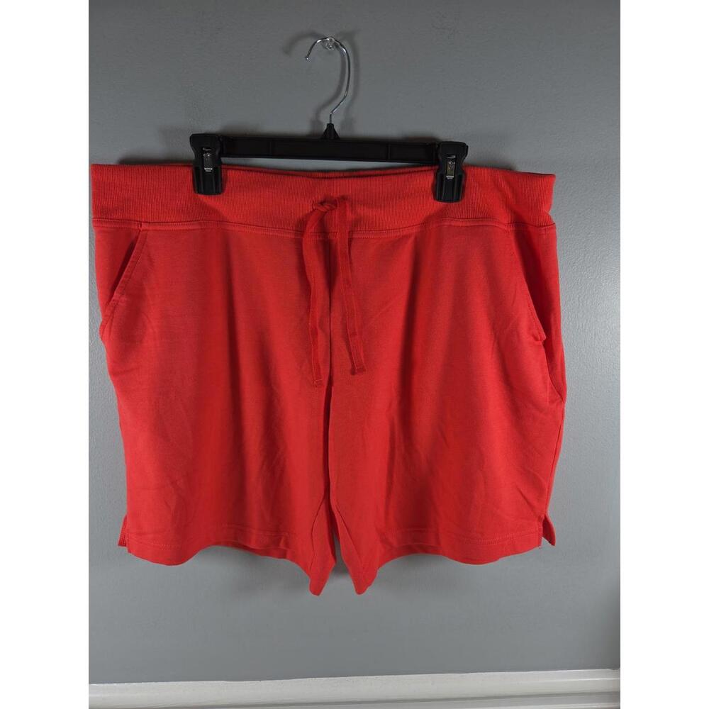 Athletic Works Women's Shorts Red 2XL NEW Activewear Gym Workout